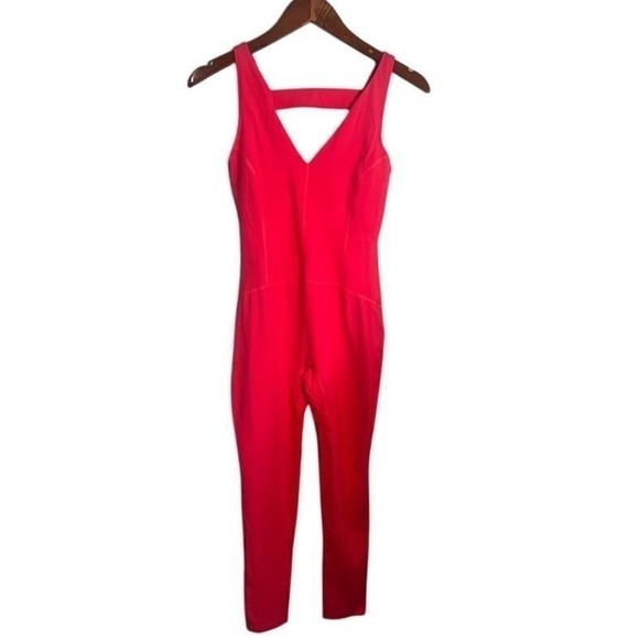 NWT Free People Movement Never Better One-Piece‎ Electric Sunset Pink Size Small - Picture 4 of 6